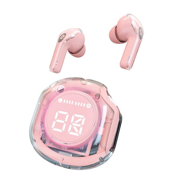 Ultrapods Pro True Wireless Earbuds with Display Transparent Design, Bluetooth 5.3 - Image 2