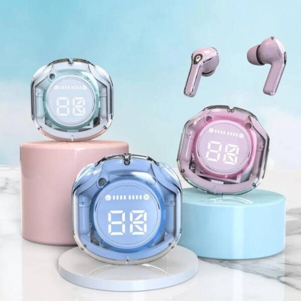 Ultrapods Pro True Wireless Earbuds with Display Transparent Design, Bluetooth 5.3 - Image 3